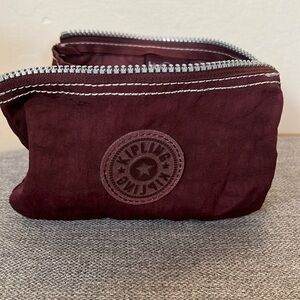Kipling zip nylon pouch